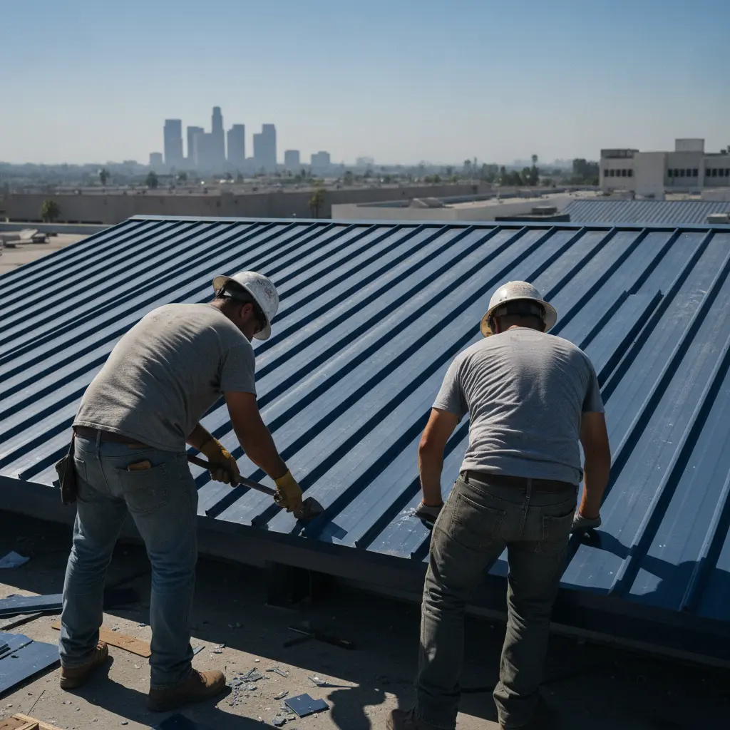 Metal Roof Repair in Los Angeles, CA in Los Angeles, CA